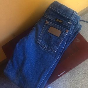 Wranglers jeans youth boys 7 slim denim